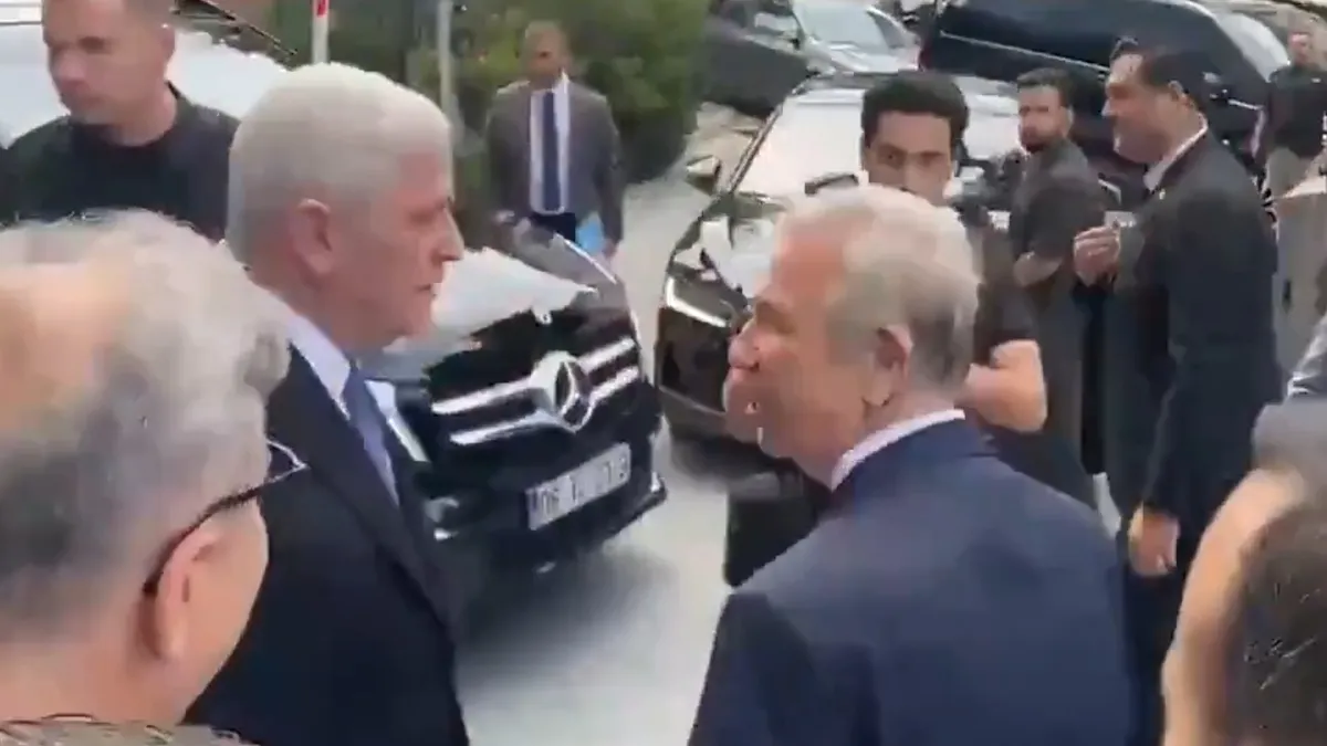 Mansur Yavaş'tan İYİ Parti ziyareti: Dervişoğlu kapıya kadar uğurladı
