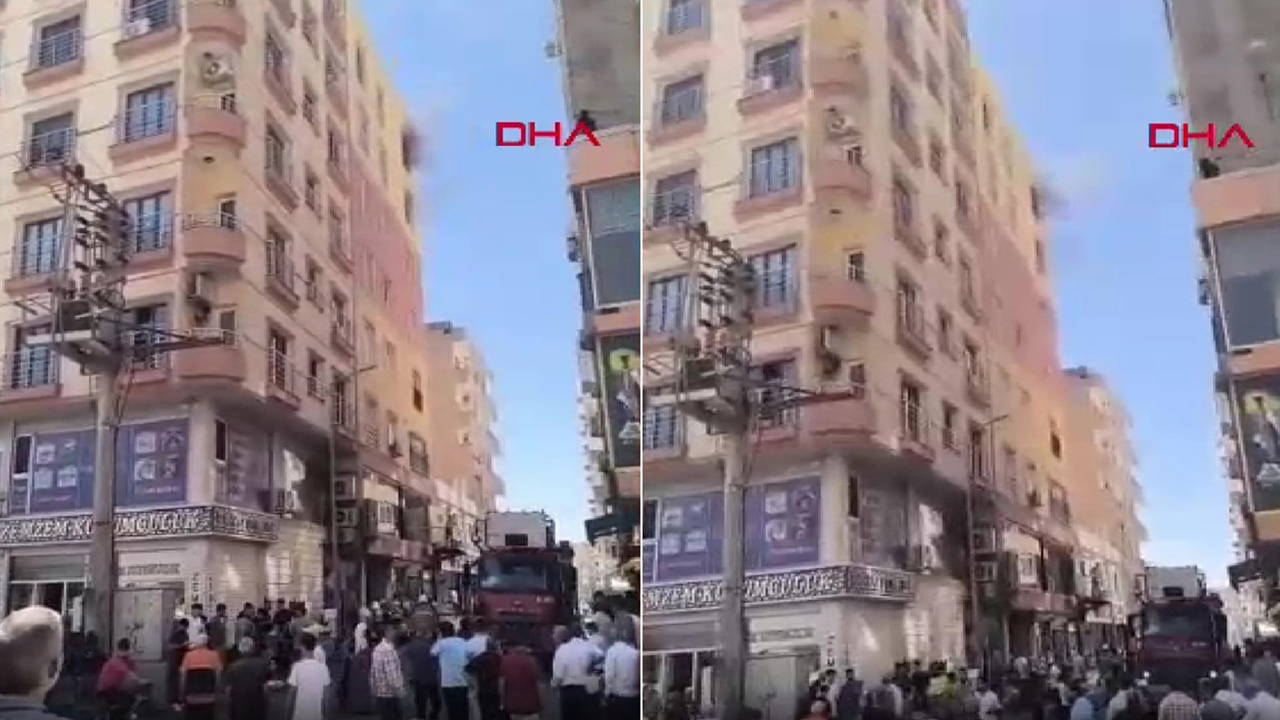 Mardin'de Apartman Dairesinde Yangın: Ekipler Hızla Müdahale Etti