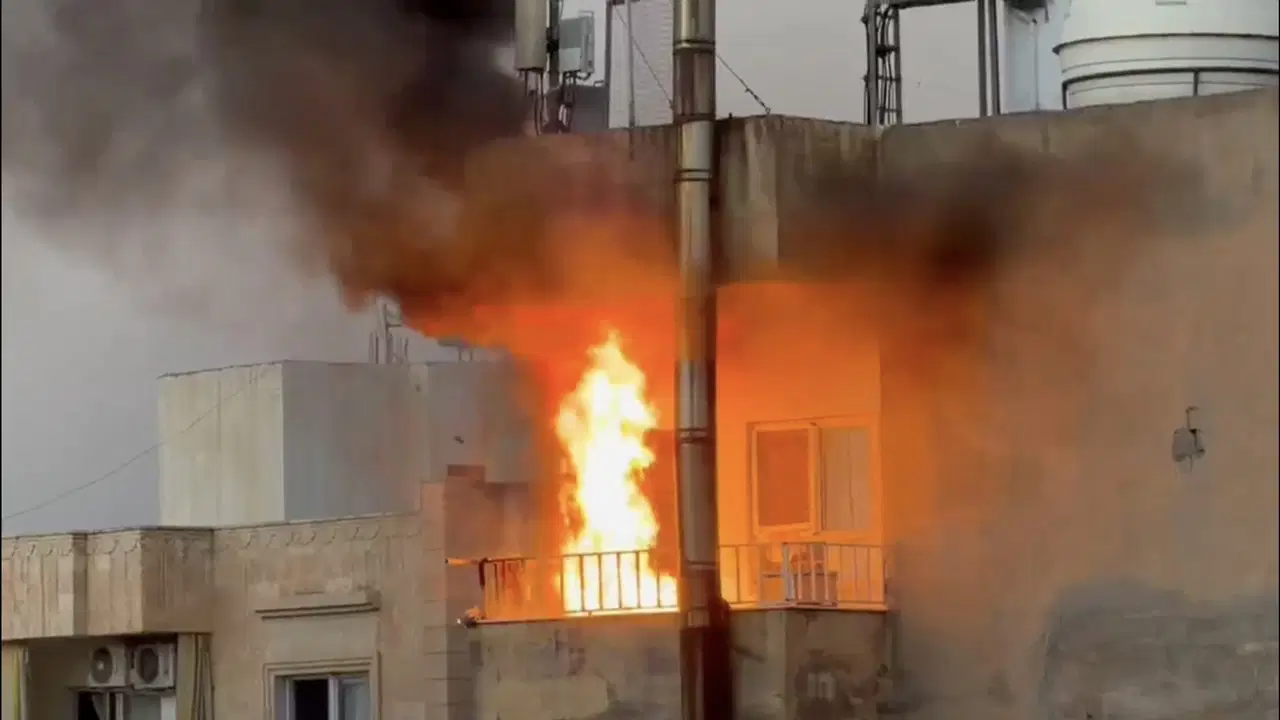 Mardin Nusaybin'de Mutfak Tüpü Yangını: 2 Yaralı