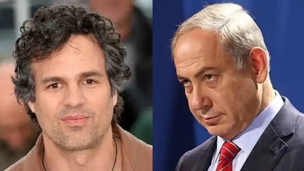 Mark Ruffalo'dan Netanyahu'ya: 'Sen manyak bir katilsin