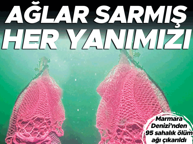 Marmara Denizi'nden 95 Hayalet Ağ Çıkarıldı: Deniz Yaşamı Korunuyor