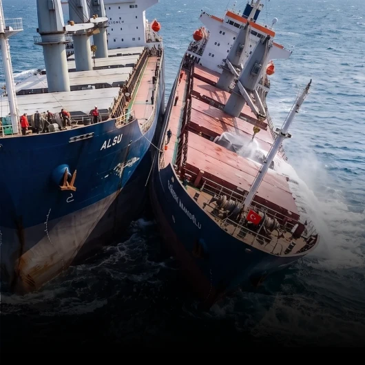 Marmara'da gemi kazası: ALSU ile TUĞBERK İMAMOĞLU çarpıştı, 11 dakikada battı