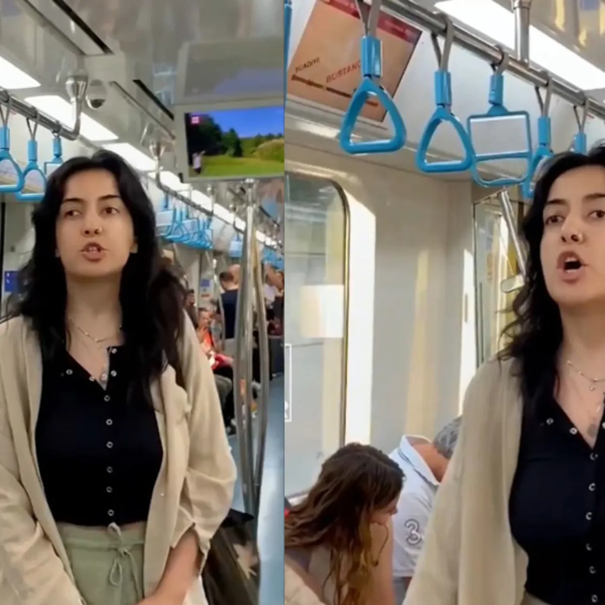 Marmaray'da LGBT sloganı atan kişi sosyal medyada tepki çekti