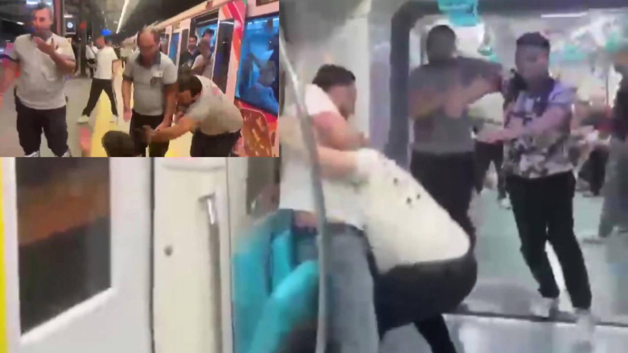 Marmaray'da yolcu kavgası: Güvenlik ve temizlik görevlilerine saldırı