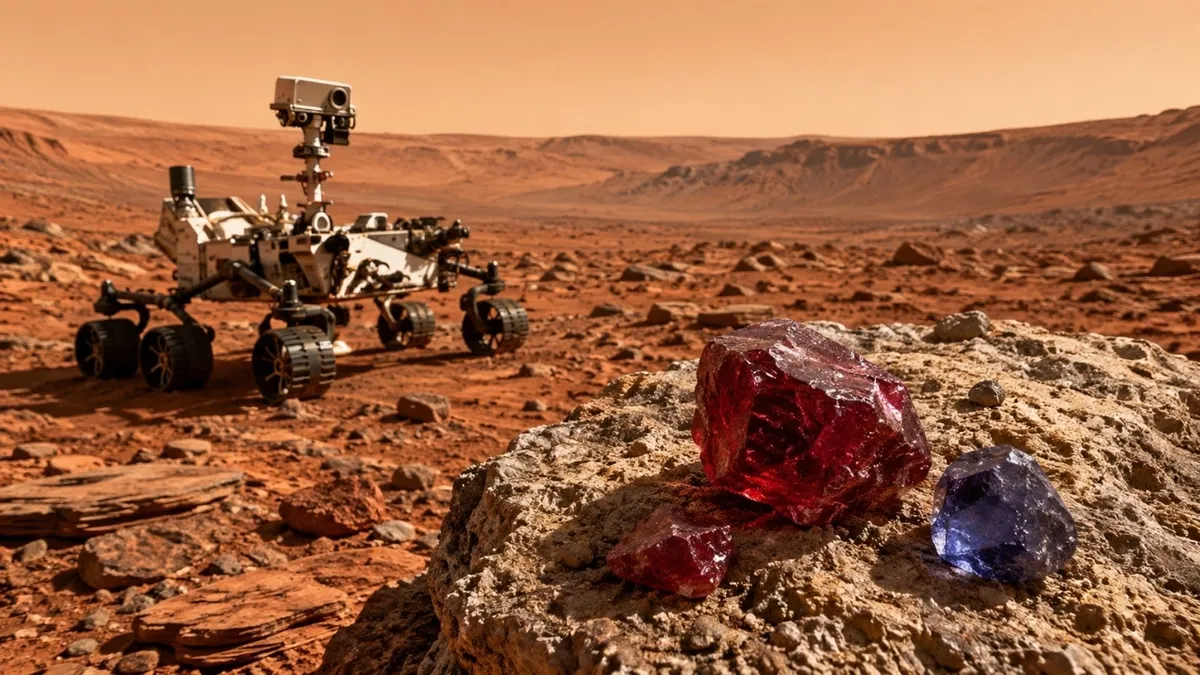 Mars'ta Yakut ve Safir Hammaddesi Keşfedildi