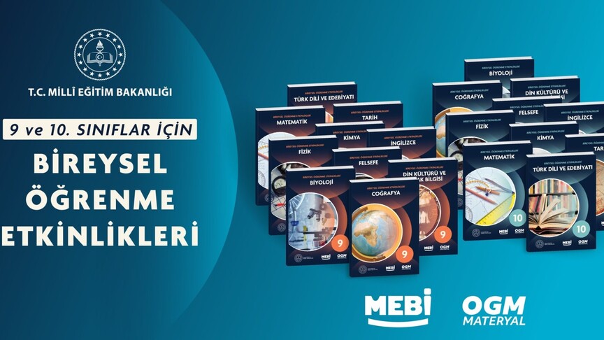 MEB'den Öğrencilere Bireysel Öğrenme Kitapları