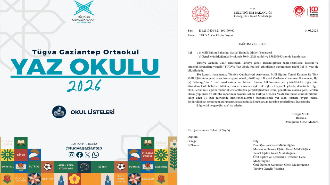 MEB, Danıştay kararına rağmen TÜGVA'ya okulları açtı