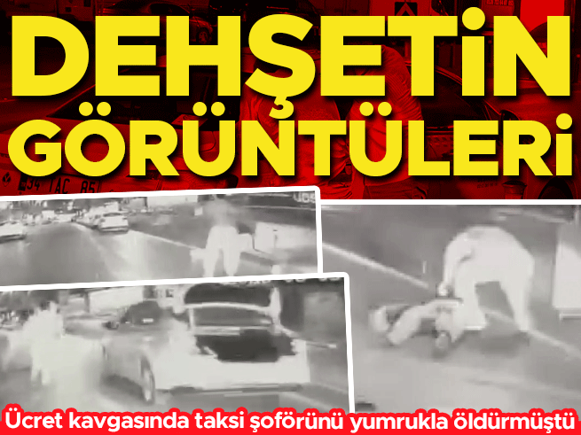 Mecidiyeköy'de taksi ücreti kavgası: Şoförü öldüren zanlıya yeni görüntüler