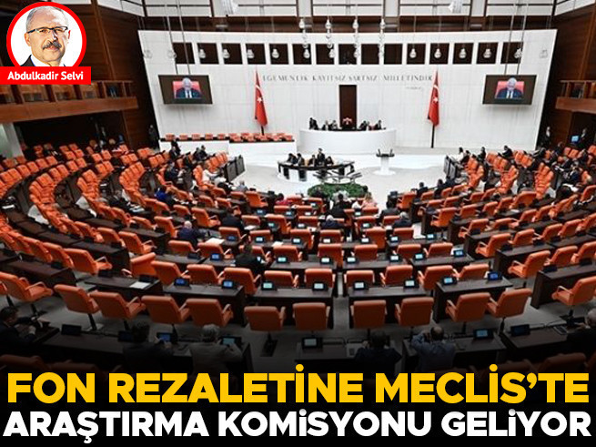 Meclis'te Fon Rezalatine Araştırma Komisyonu Kuruluyor