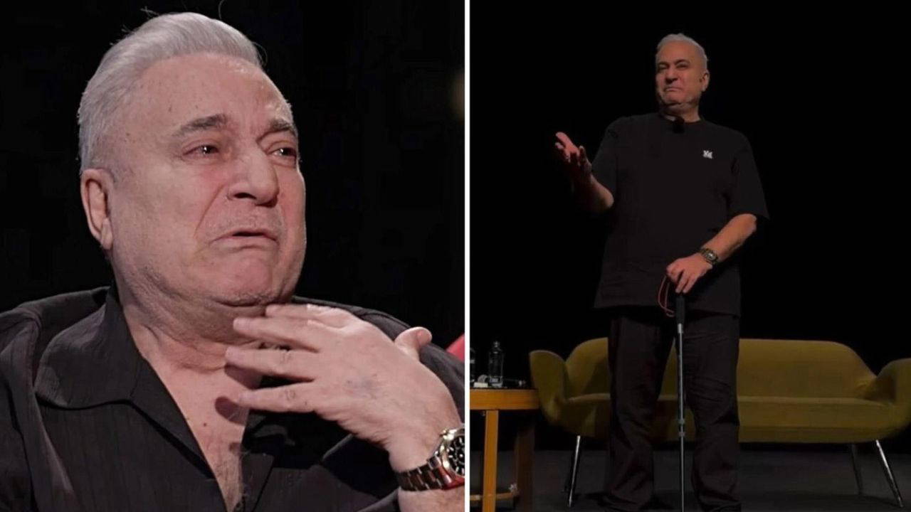 Mehmet Ali Erbil sahnede gözyaşlarına boğuldu