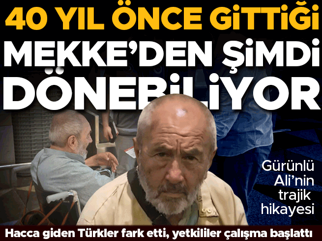 Mekke'de 40 yıl mahsur kalan Sivaslı Ali Baybaş memleketine dönüyor