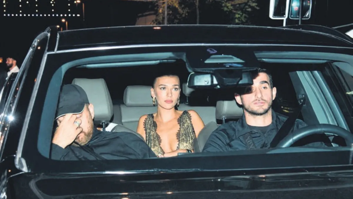 Melisa Döngel ve Murda Kuruçeşme'de görüntülendi