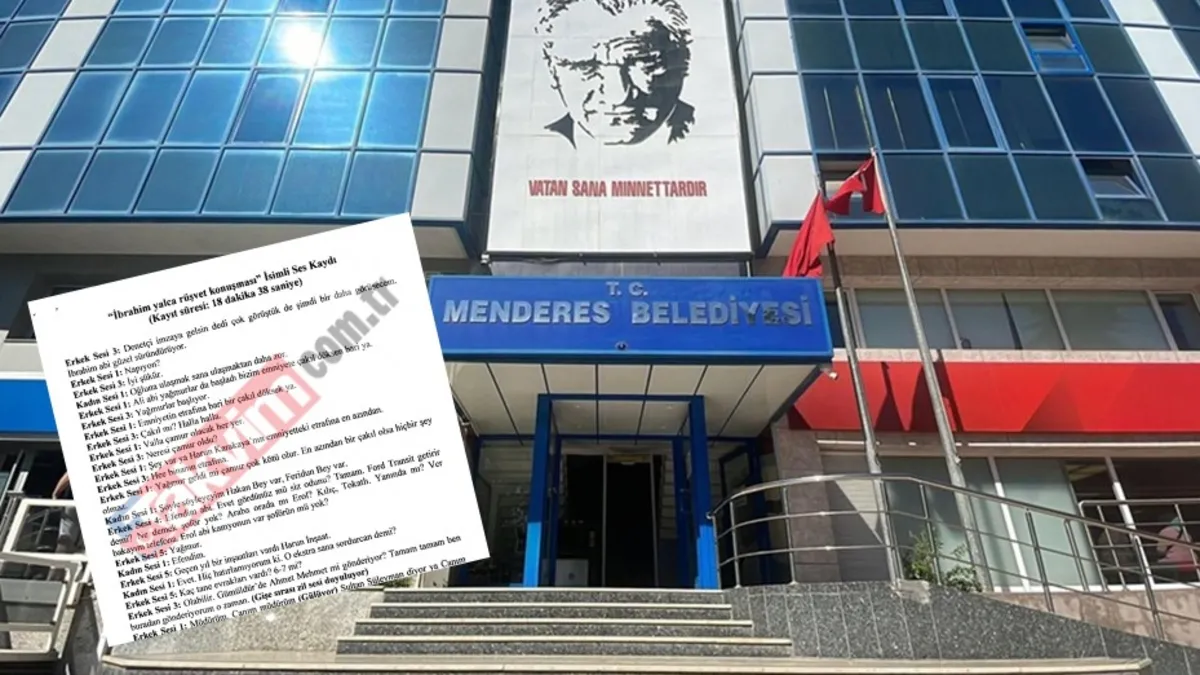 Menderes'te rüşvet tapeleri: 'Müdürüm altından kalkamayız