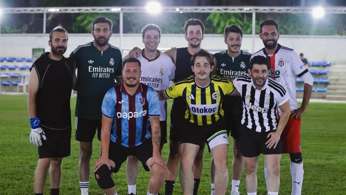 Mercan Köşk Ekibi Yoğun Çekim Temposuna Futbol Molası Verdi