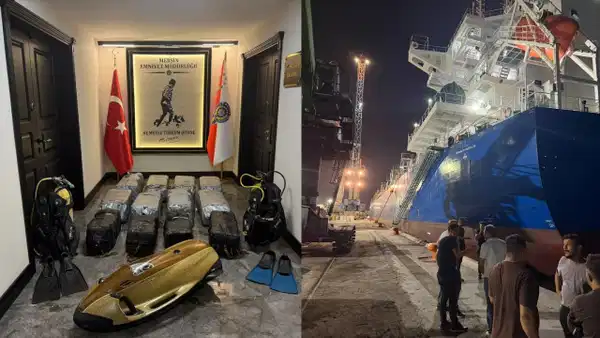 Mersin Limanı'nda 350 Kilo Kokain Ele Geçirildi: 9 Gözaltı