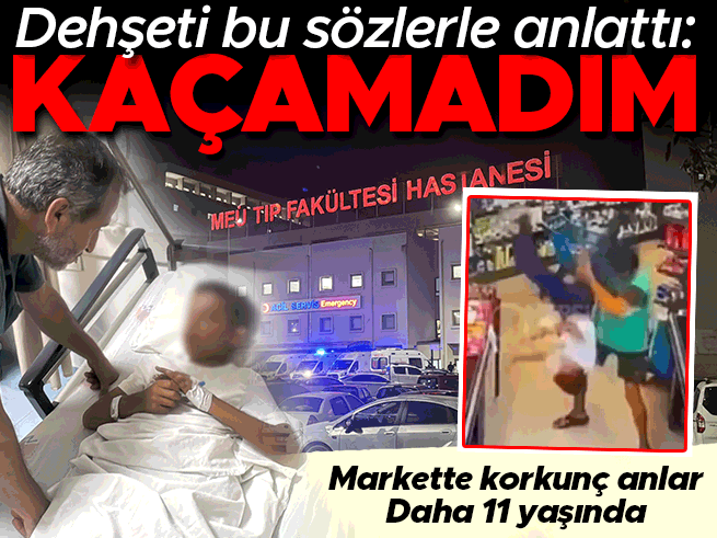 Mersin'de Markette Darbedilen Çocuk Konuştu: Kaçamadım, Köşede Kaldım
