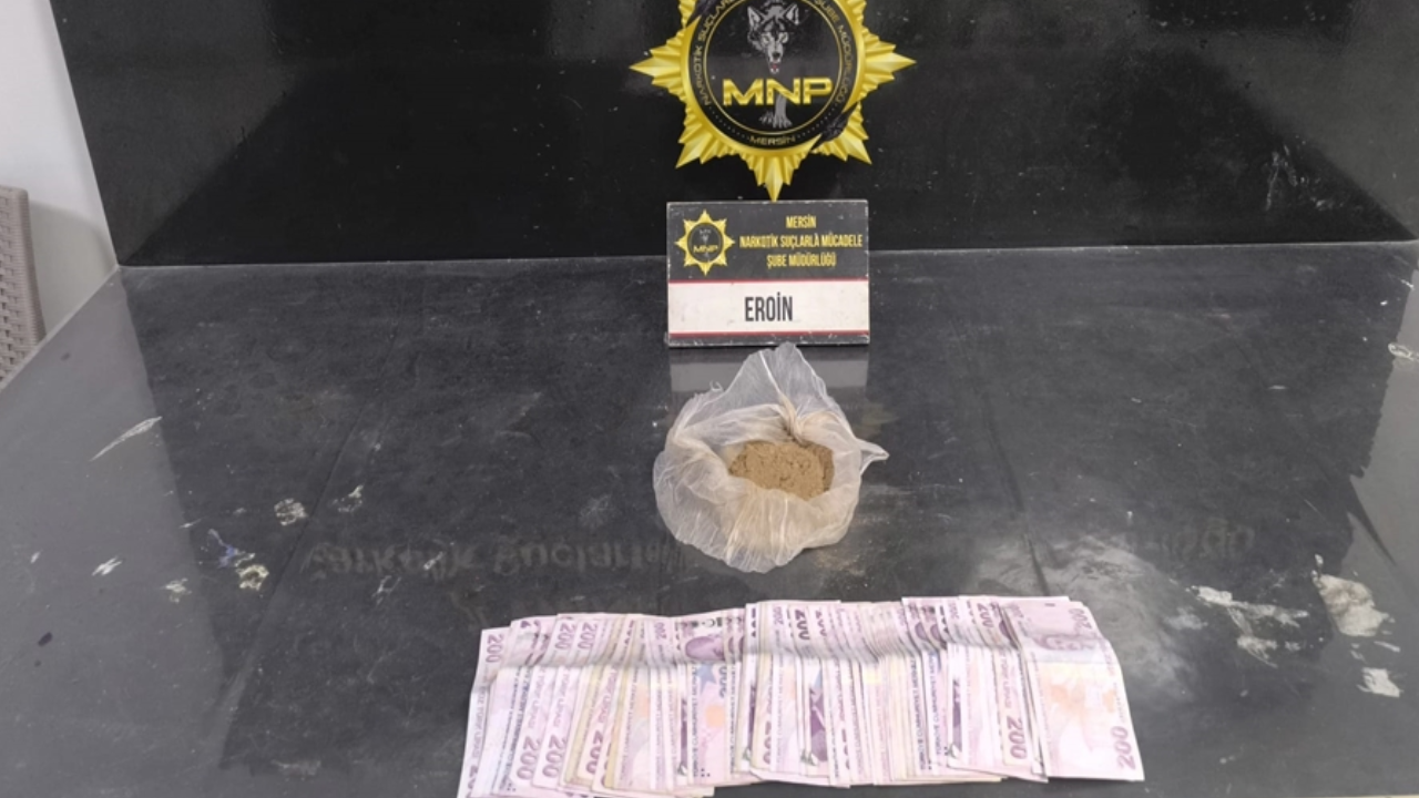 Mersin'de Narkotik Operasyonu: 190 Gram Eroin ve 19 Bin Lira Ele Geçirildi
