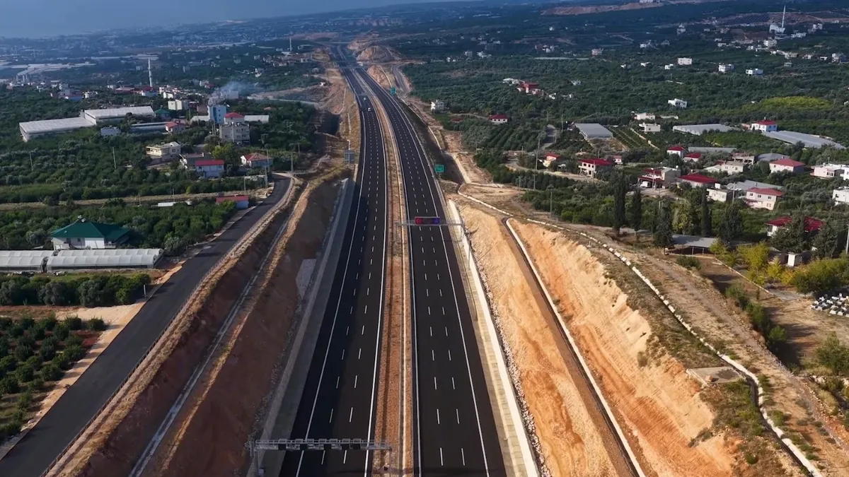 Mersin'in Yeni Otoyolu Trafiğe Açılıyor: 2 Saatlik Yol 18 Dakikaya Düşecek
