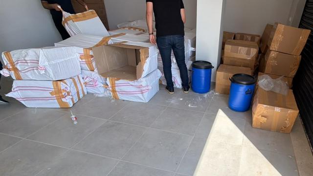 Mersin'de Depoda 1 Ton 250 Kilo Uyuşturucu Maddesi Ele Geçirildi