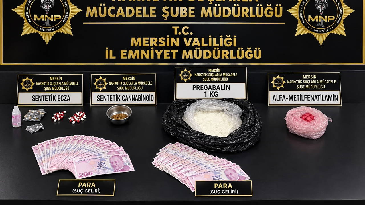 Mersin'de Uyuşturucu Operasyonu: 2 Tutuklama