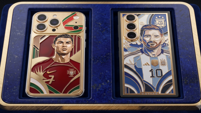 Messi ve Ronaldo'dan İlham Alan Altın Telefonlar: Fiyatı 11 Bin Doları Aştı