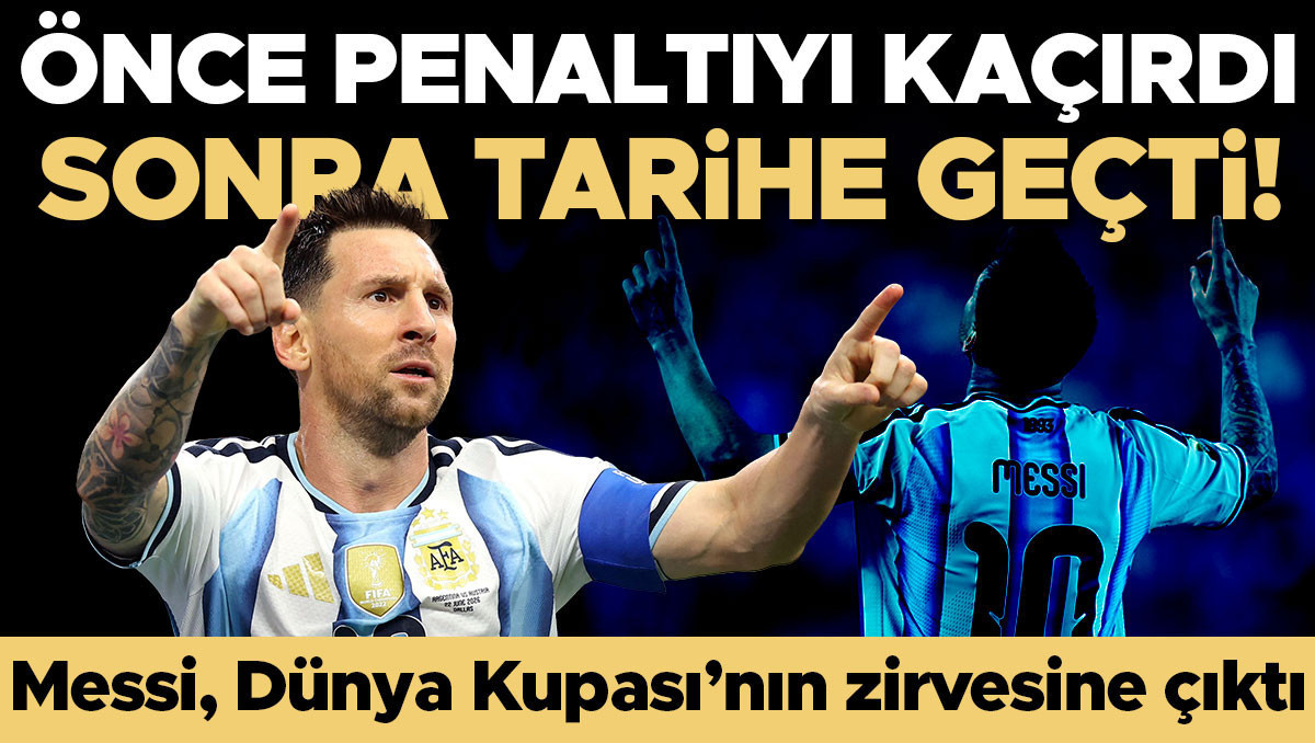 Messi tarihe geçti: Dünya Kupası'nın en golcü ismi oldu