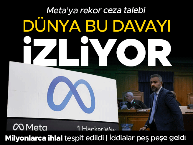 Meta'ya 40 Milyar Dolarlık Rekor Ceza Talebi