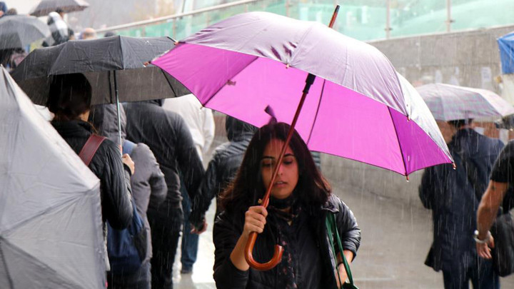 Meteoroloji'den 5 bölgeye gök gürültülü sağanak uyarısı