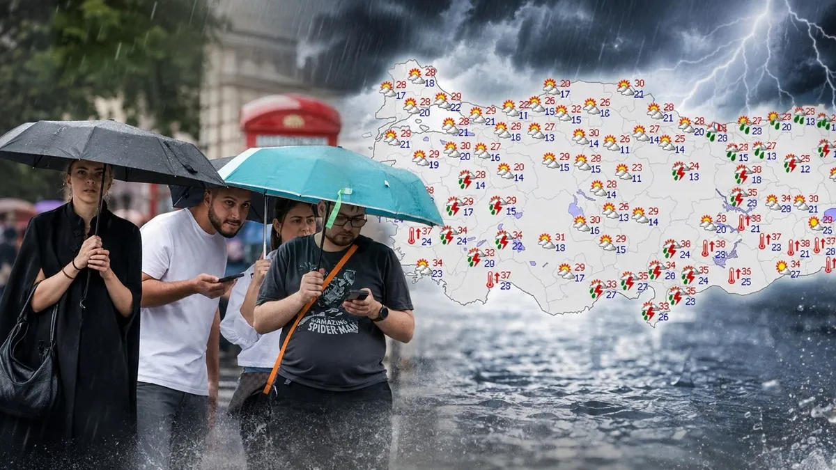 Meteoroloji'den Hafta Sonu Raporu: 4 İl İçin Sarı Kodlu Rüzgar Uyarısı
