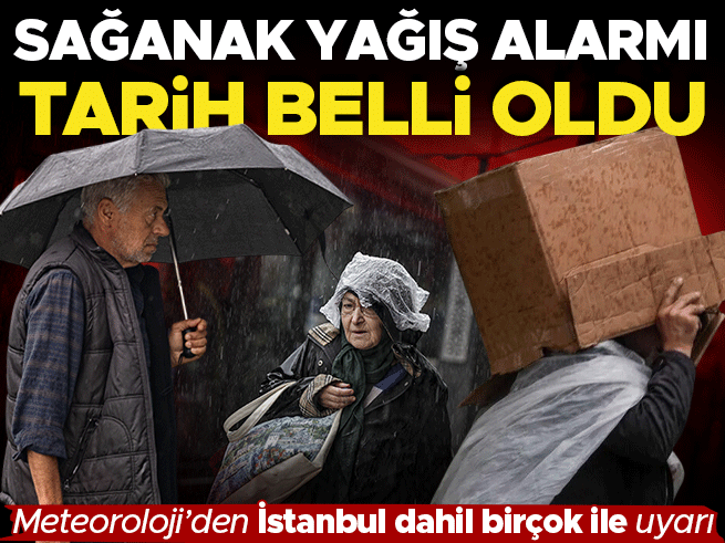 Meteoroloji Uyardı: Pazar Günü 31 İlde Gök Gürültülü Sağanak
