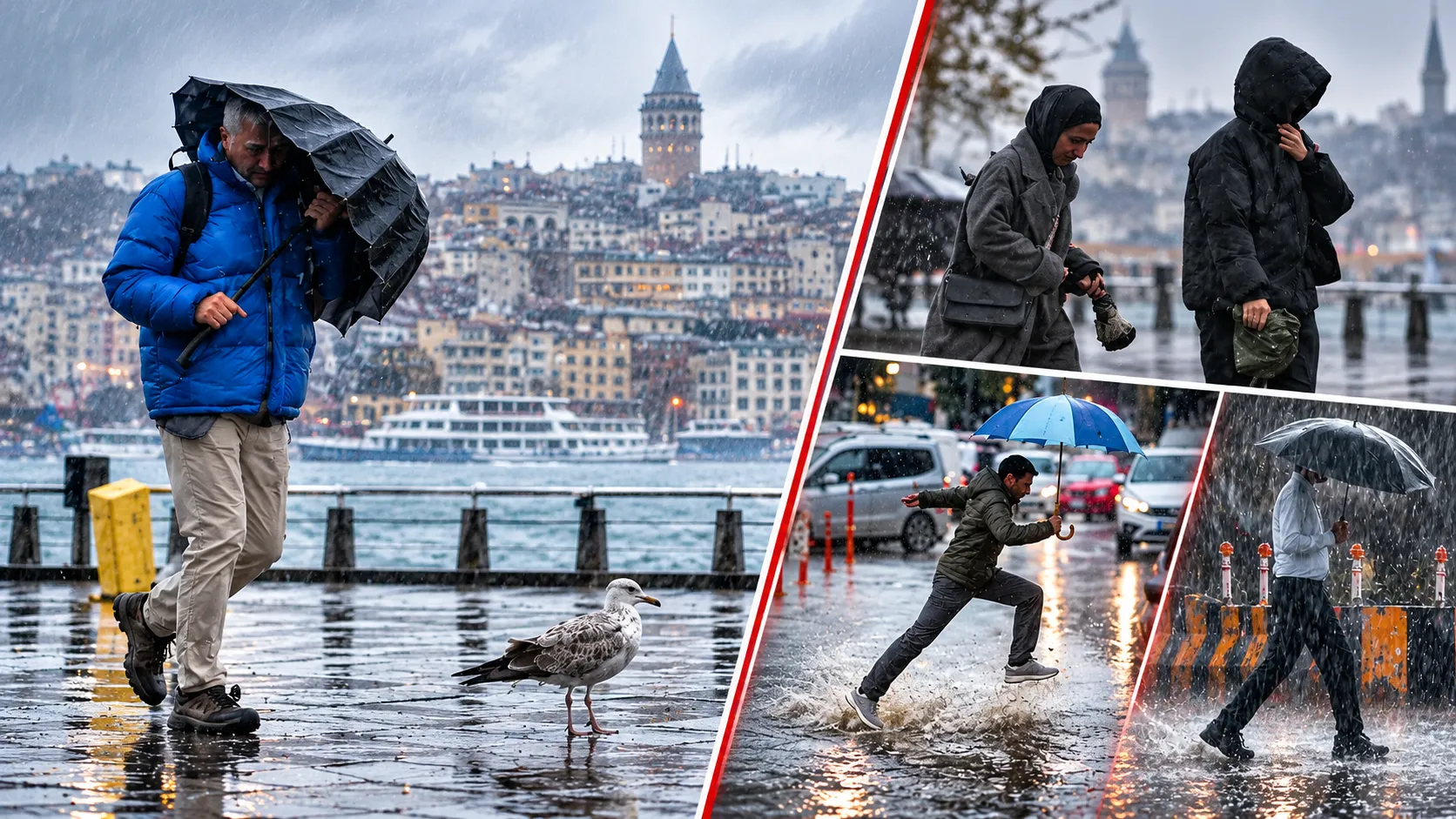 Meteoroloji'den yeni hafta uyarısı: Sağanak yağış ve sert sıcaklık düşüşü geliyor
