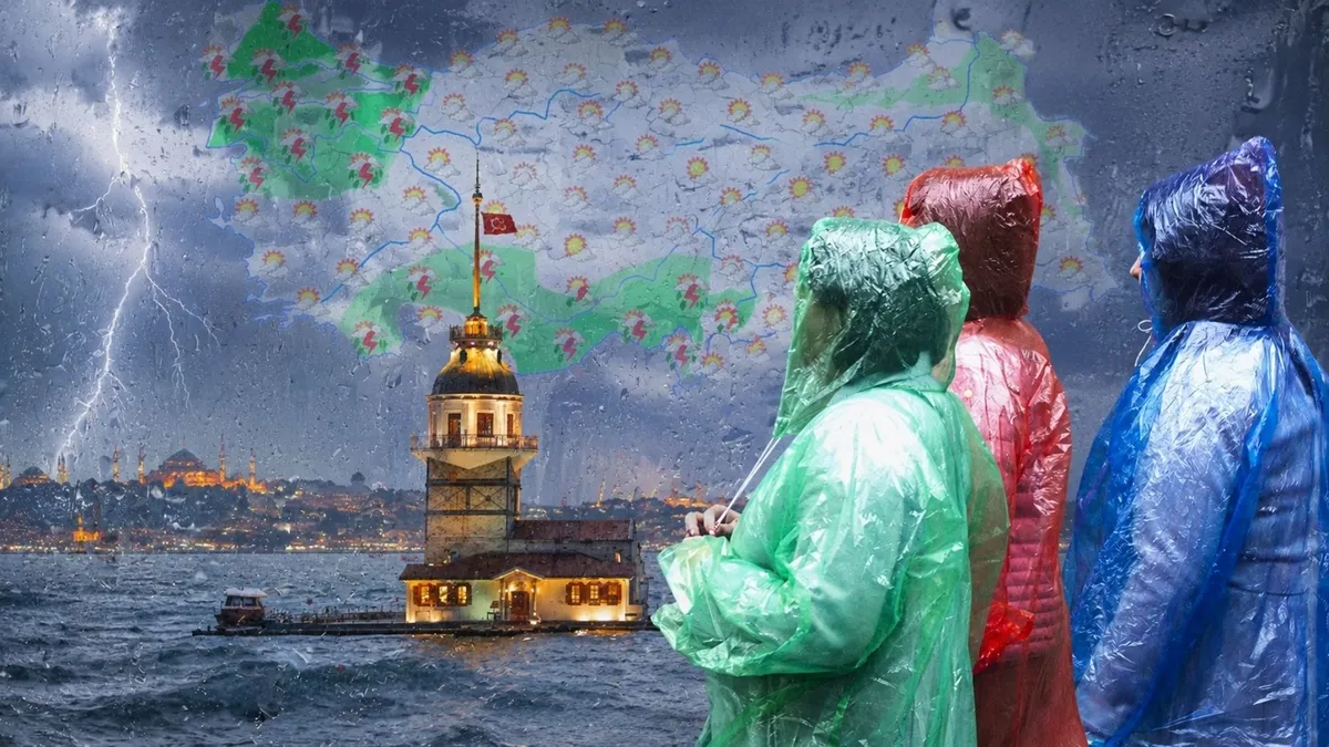Meteoroloji'den 5 İl İçin Sarı Kodlu Yağış Uyarısı