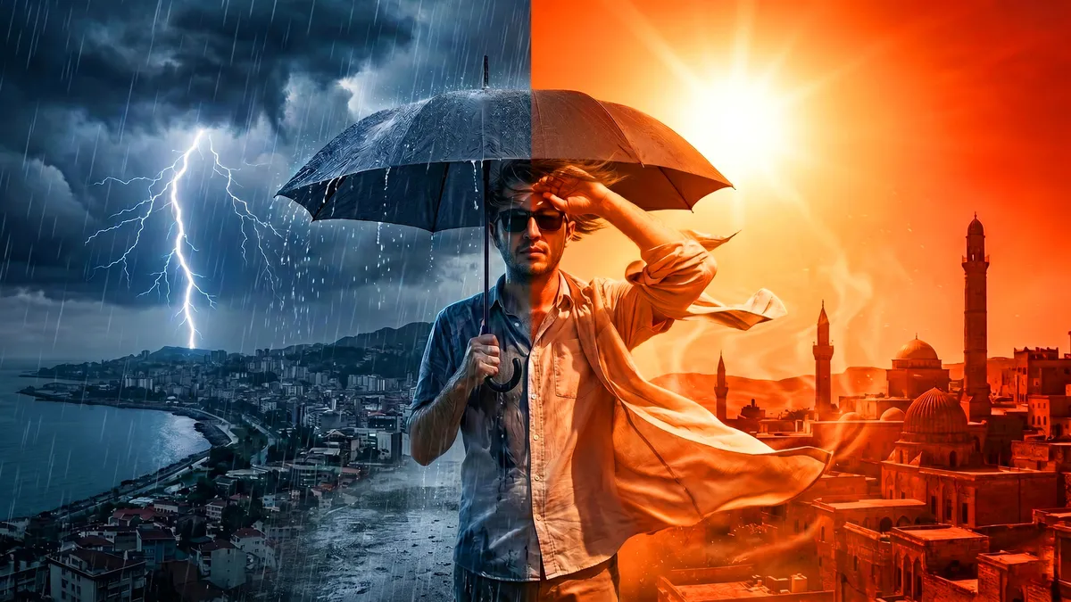 Meteoroloji'den çifte alarm: 42 derece sıcak ve sağanak