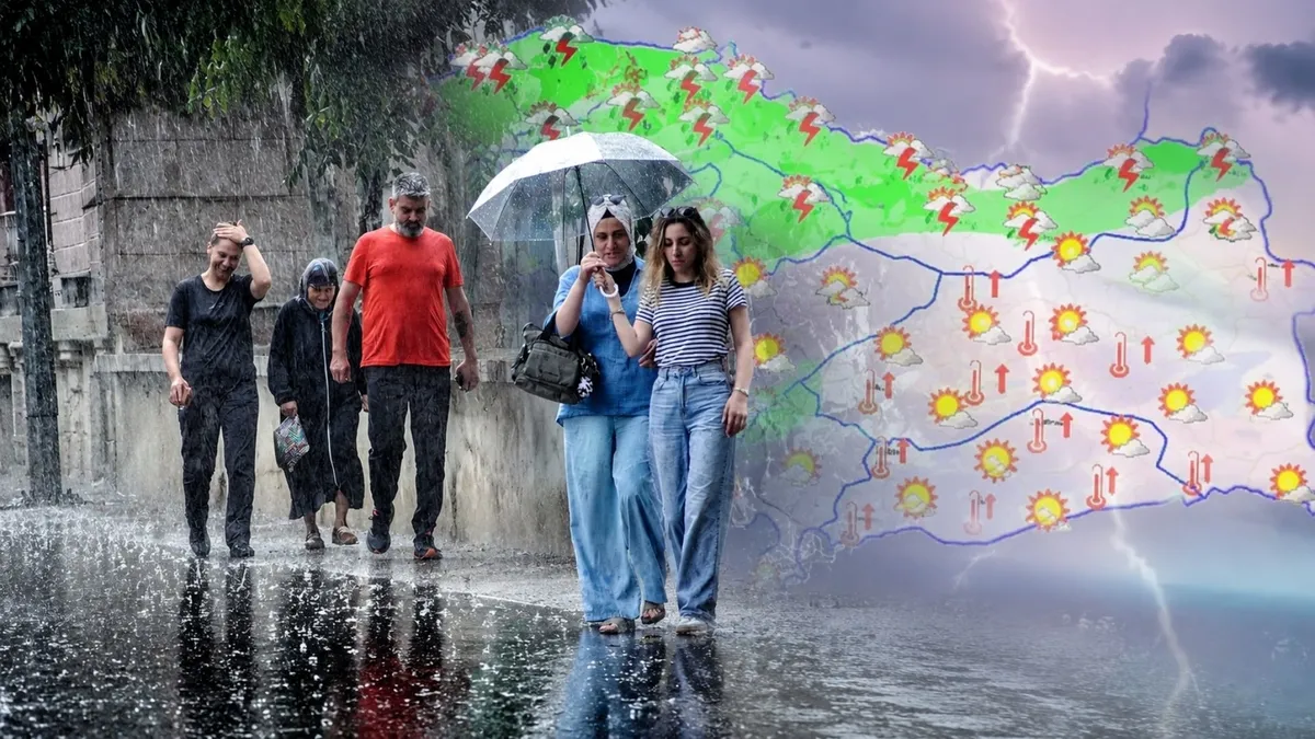 Meteoroloji'den İstanbul'a Sağanak Uyarısı: Yağmur O Saate Kadar Sürecek