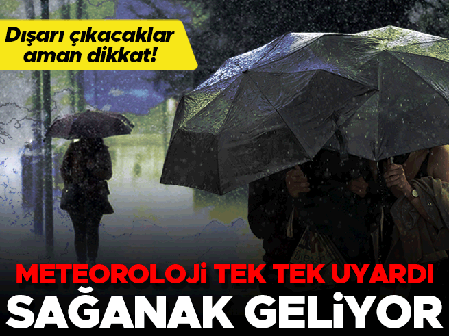 Meteoroloji'den Sağanak Uyarısı: 7 Bölgede Etkili Olacak
