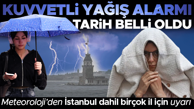 Meteoroloji'den sağanak uyarısı: Sıcaklıklar 12 derece düşecek