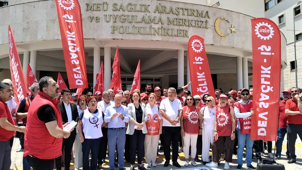 MEÜ Hastanesinde Sendikal Temsilci Görevden Alındı: DİSK'ten Sert Tepki