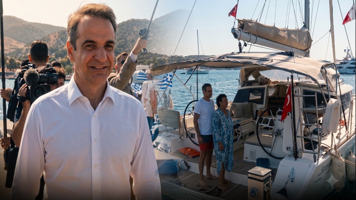Miçotakis Leros'ta Türk Turistlerle Buluştu