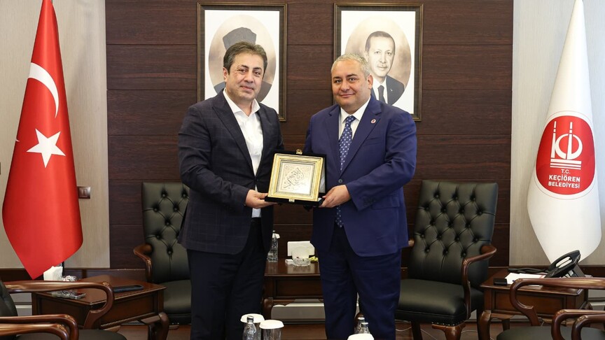 MİKSEN Genel Başkanı Çiçek'ten Keçiören Belediye Başkanı Özarslan'a Ziyaret