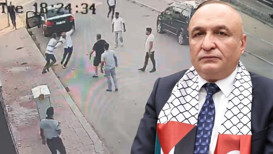 Milletvekili Melih Meriç'e bıçaklı saldırı anları kamerada