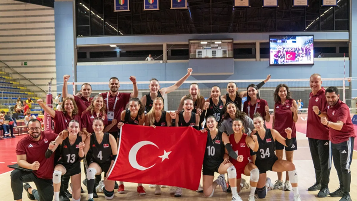 Milli Kadın Voleybolcular Akdeniz Oyunları'nda Zirvede