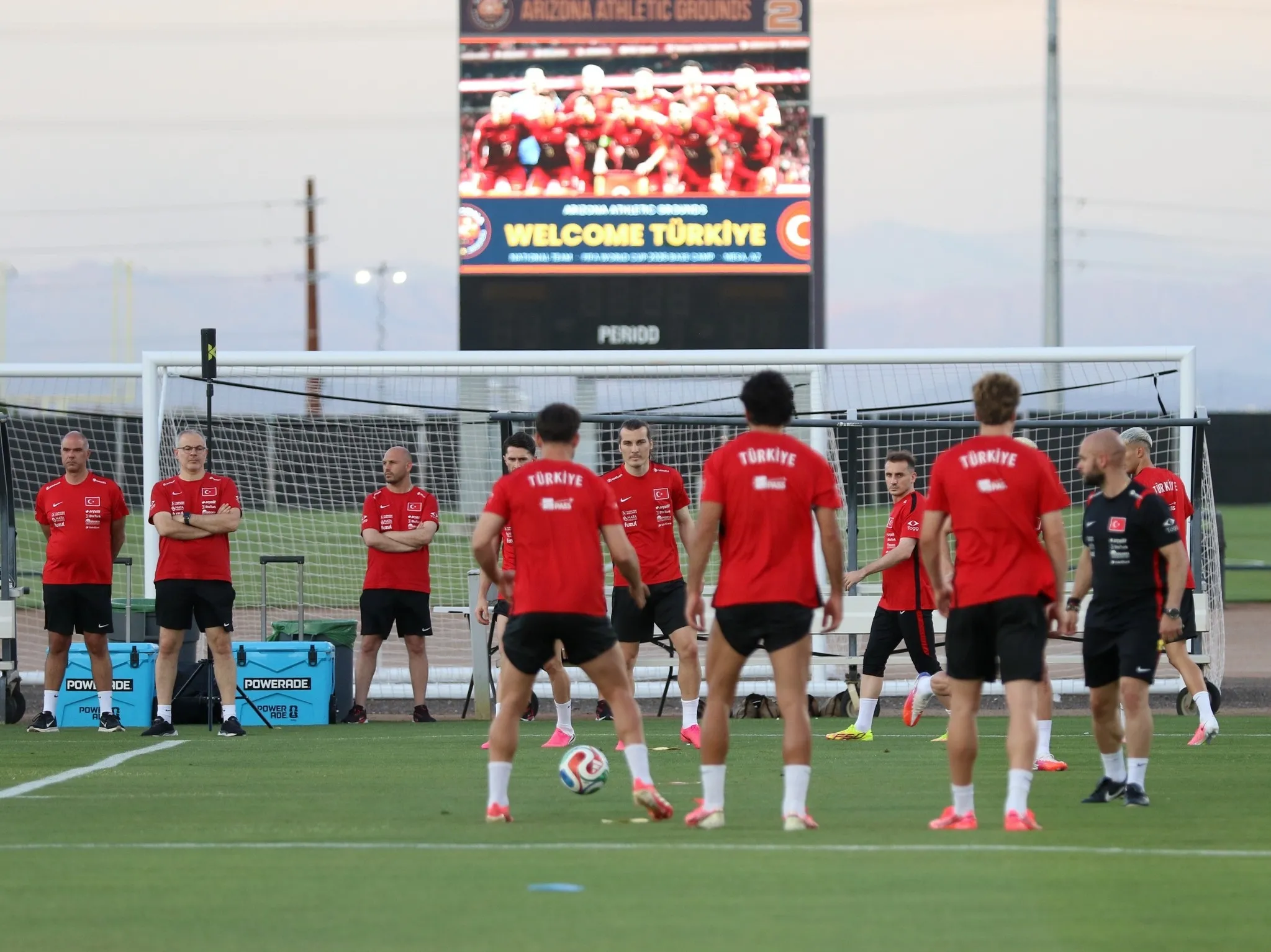 A Milli Futbol Takımı Paraguay Maçı Hazırlıklarına Başladı