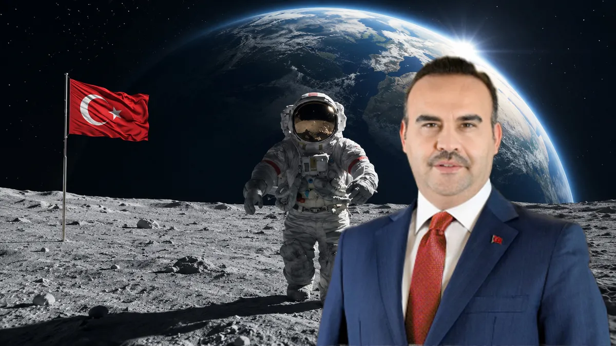Milli Uzay Aracıyla Ay'a Gidilecek: Bakan Kacır Tarihi Hedefi Açıkladı