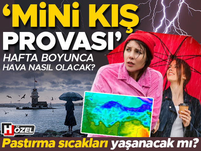 Mini kış provası: Hafta boyunca hava nasıl olacak