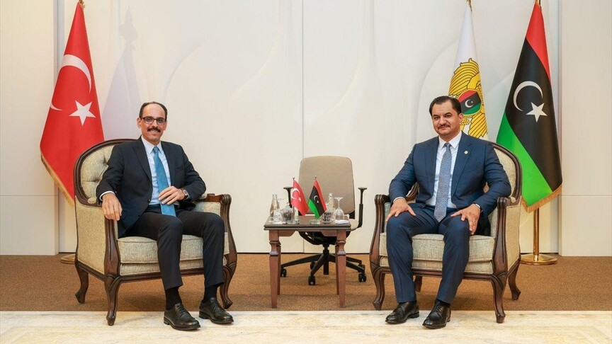 MİT Başkanı Kalın, Libya'da Hafter ile görüştü