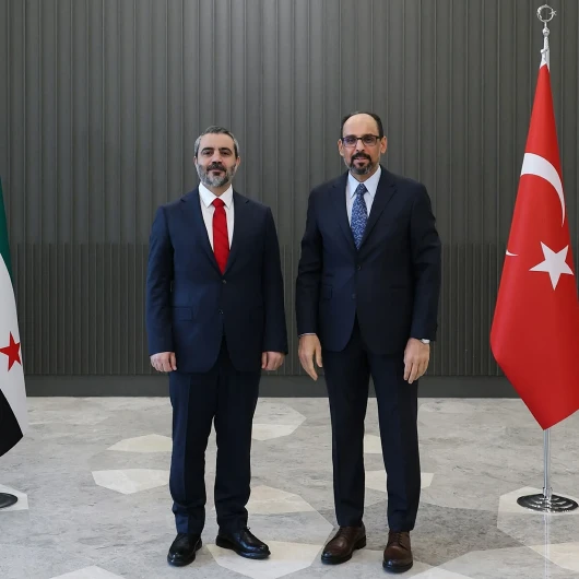 MİT Başkanı Kalın, Suriye Dışişleri Bakanı Şeybani ile Ankara'da görüştü