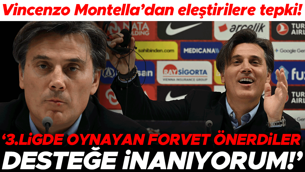 Montella'dan Eleştirilere Yanıt: 'Desteğe İnanıyorum