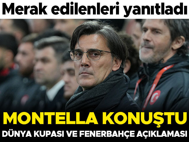Montella: Hedefimiz Dünya Kupası, Fenerbahçe söylentileri gerçek dışı