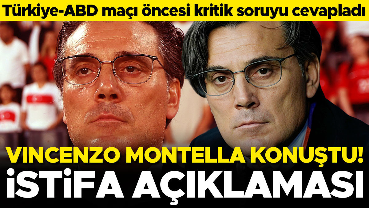 Montella'dan istifa açıklaması: Görevimin başındayım