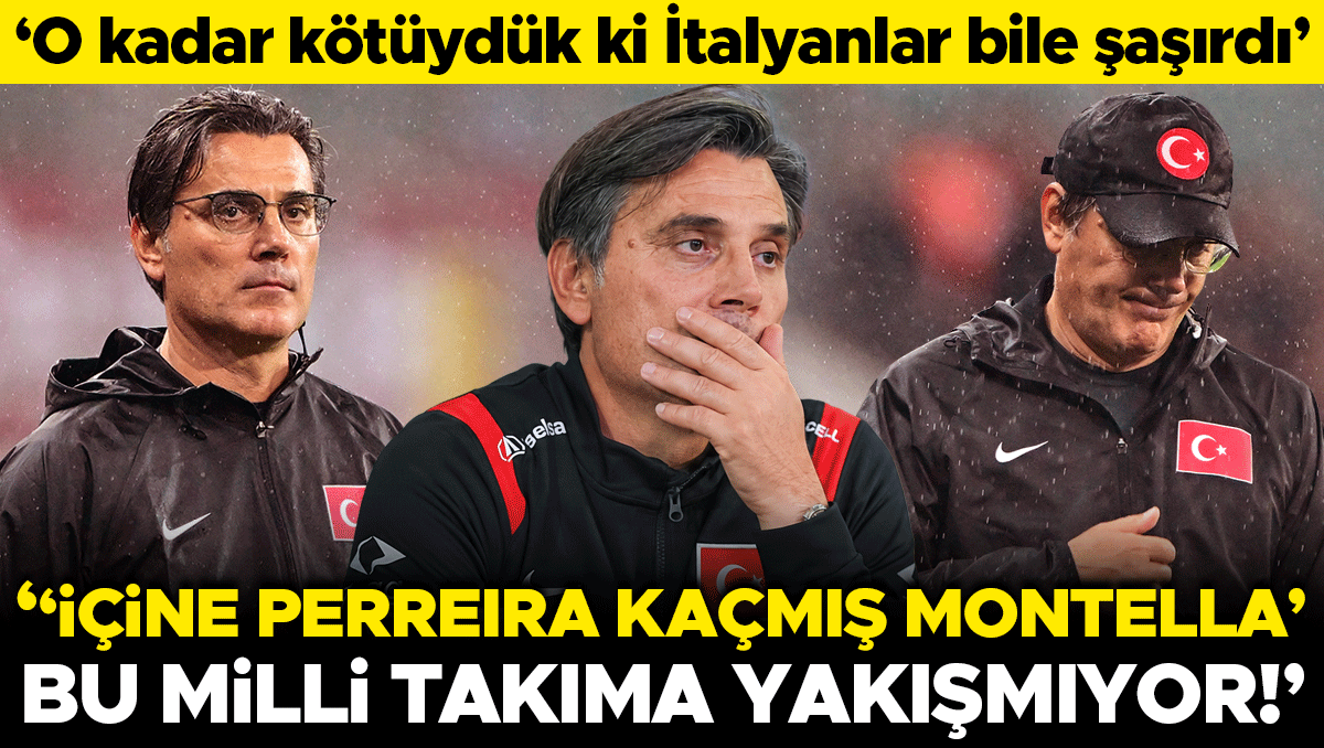 Montella'ya İtalya Yenilgisi Sonrası Sert Eleştiriler